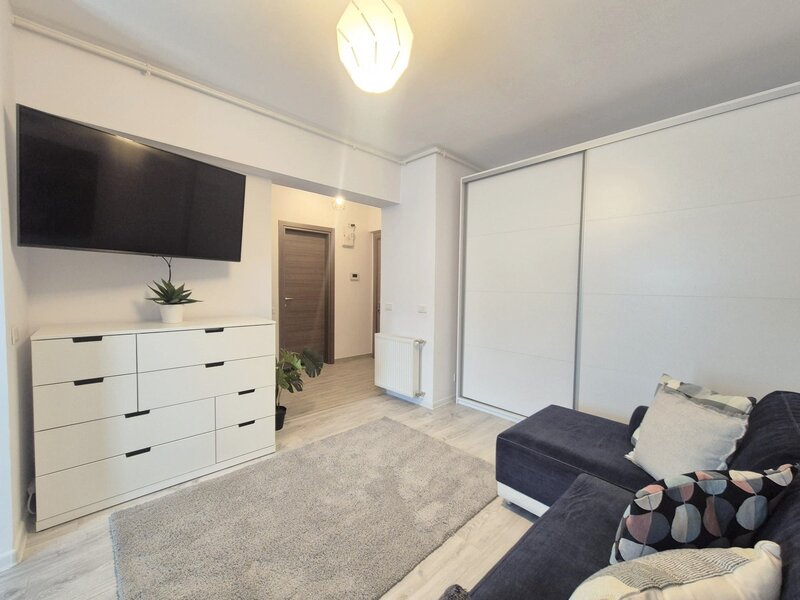 Doua camere, ap. superb mobilat, parcare, 8 minute metrou Nicolae Teclu, comision 0%