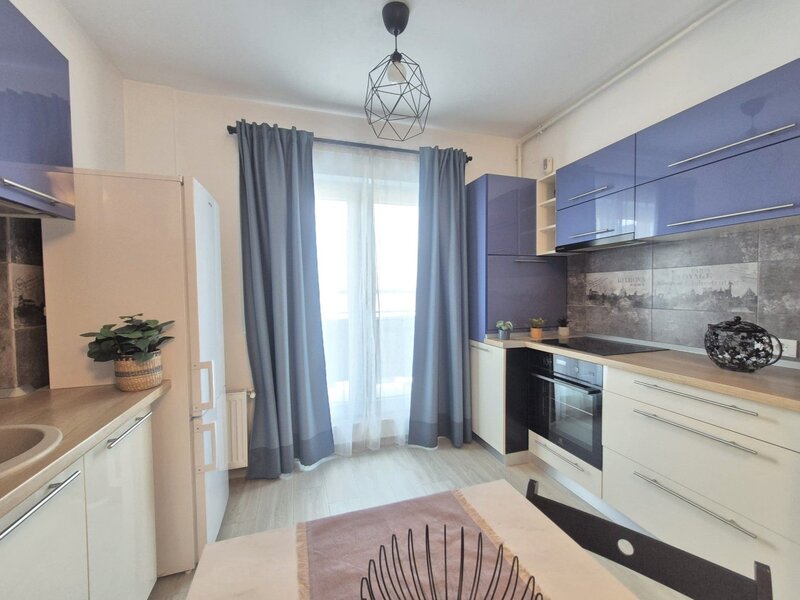 Doua camere, ap. superb mobilat, parcare, 8 minute metrou Nicolae Teclu, comision 0%